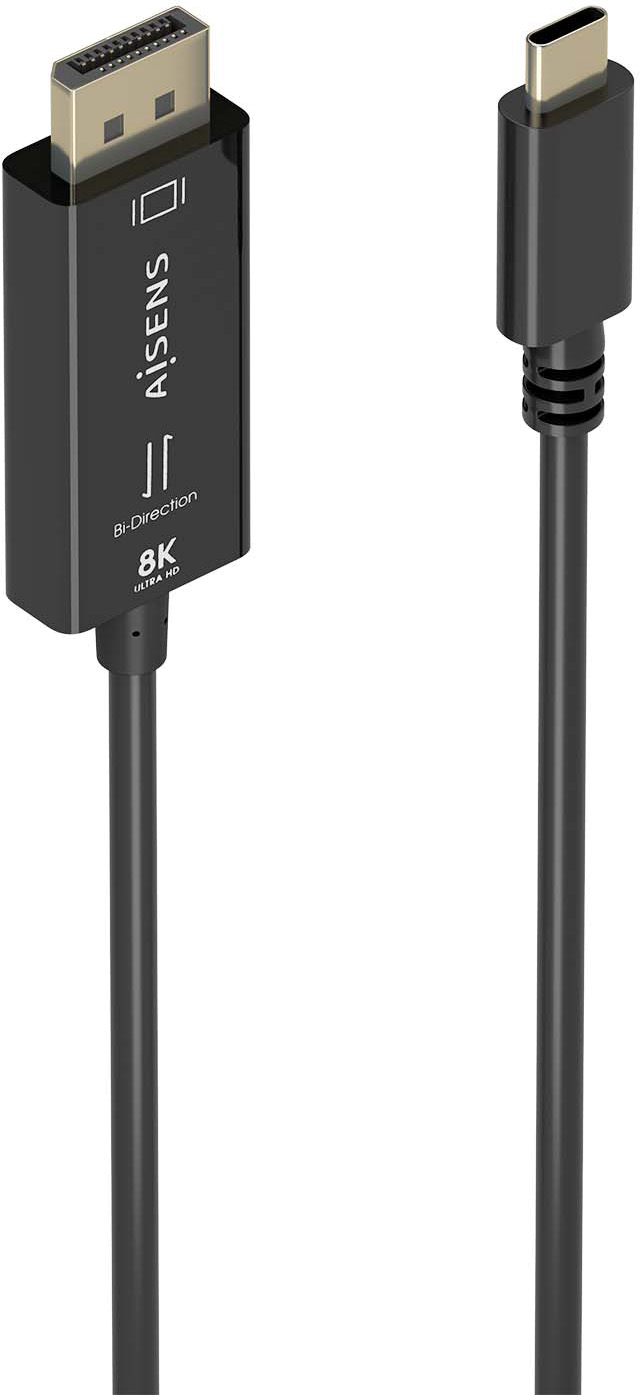 Conversor USB-C p/ DisplayPort Preto (1,8mts) - AISENS