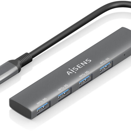 Hub USB-C 3.1 (4x USB 3.0 Fêmea) 15cm - AISENS