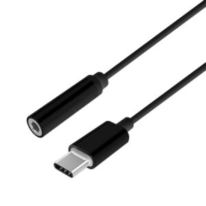 Cabo Adaptador USB-C Macho - Jack 3.5mm F?mea (15cm) - AISENS