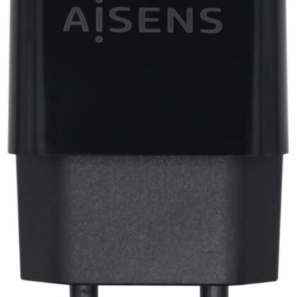 Carregador Alta Eficiência USB 10W 5V/2A (Preto) - AISENS