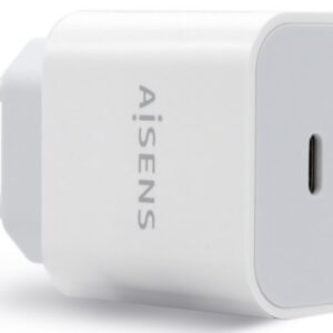 Carregador USB-C PD3.0 20W (Branco) - AISENS