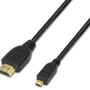 Cabo HDMI Macho - Micro HDMI Macho 3D (80cm) - AISENS