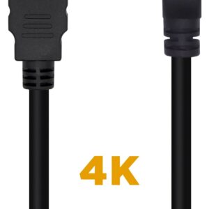 Cabo HDMI V2.0 Macho - Macho 4K 60Hz (2 mts) - AISENS