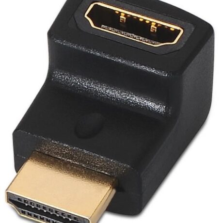 Adaptador HDMI Fêmea - HDMI Macho 90º - AISENS