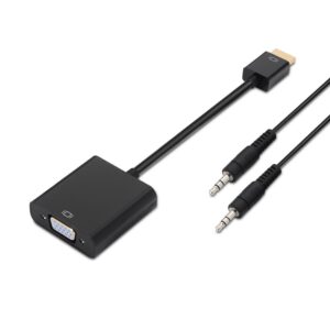 Conversor HDMI Macho - SVGA Fêmea c/ Áudio - AISENS