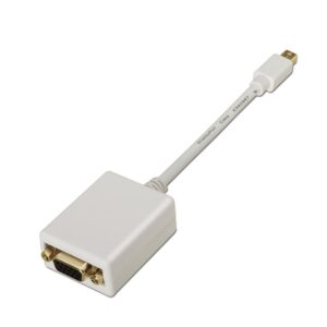 Adaptador Mini DisplayPort Macho - VGA Fêmea (Branco) - AISENS