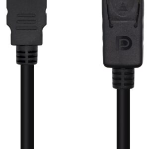 Cabo Conversor Displayport Macho - HDMI Macho (3 mts) - AISENS