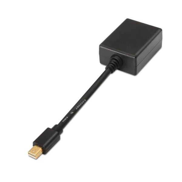 Adaptador Mini Displayport Macho - VGA Fêmea 15cm - AISENS
