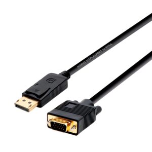 Adaptador Displayport Macho - VGA D-SUB Macho (2 mts) - AISENS