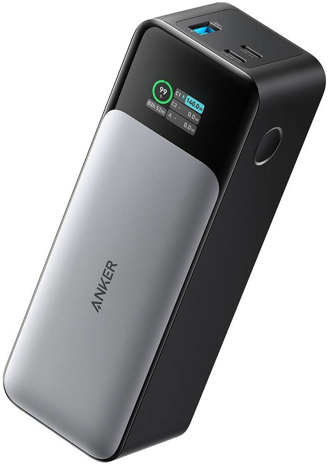 PowerBank 737 140W 24000mAh Fast Charging (Preto/Cinza) - ANKER