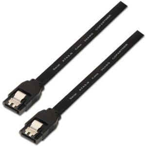 Cabo SATA 3 - SATA 3 Preto (50cm) - AISENS