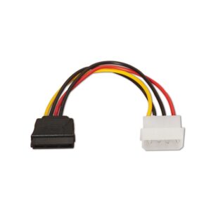 Cabo de Alimenta??o Sata Macho - Molex F?mea - AISENS