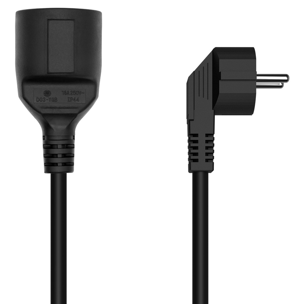 Extensão Elétrica Preto (2 metros) - AISENS