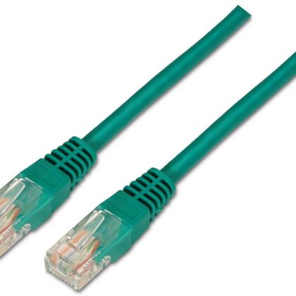 Cabo de Rede RJ45 Cat5e U/UTP Verde (2 mts) - AISENS