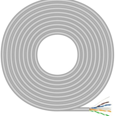 Bobine Cabo de Rede UTP RJ45 Cat.6 Rígido Awg23 CCA (305 mts) - AISENS