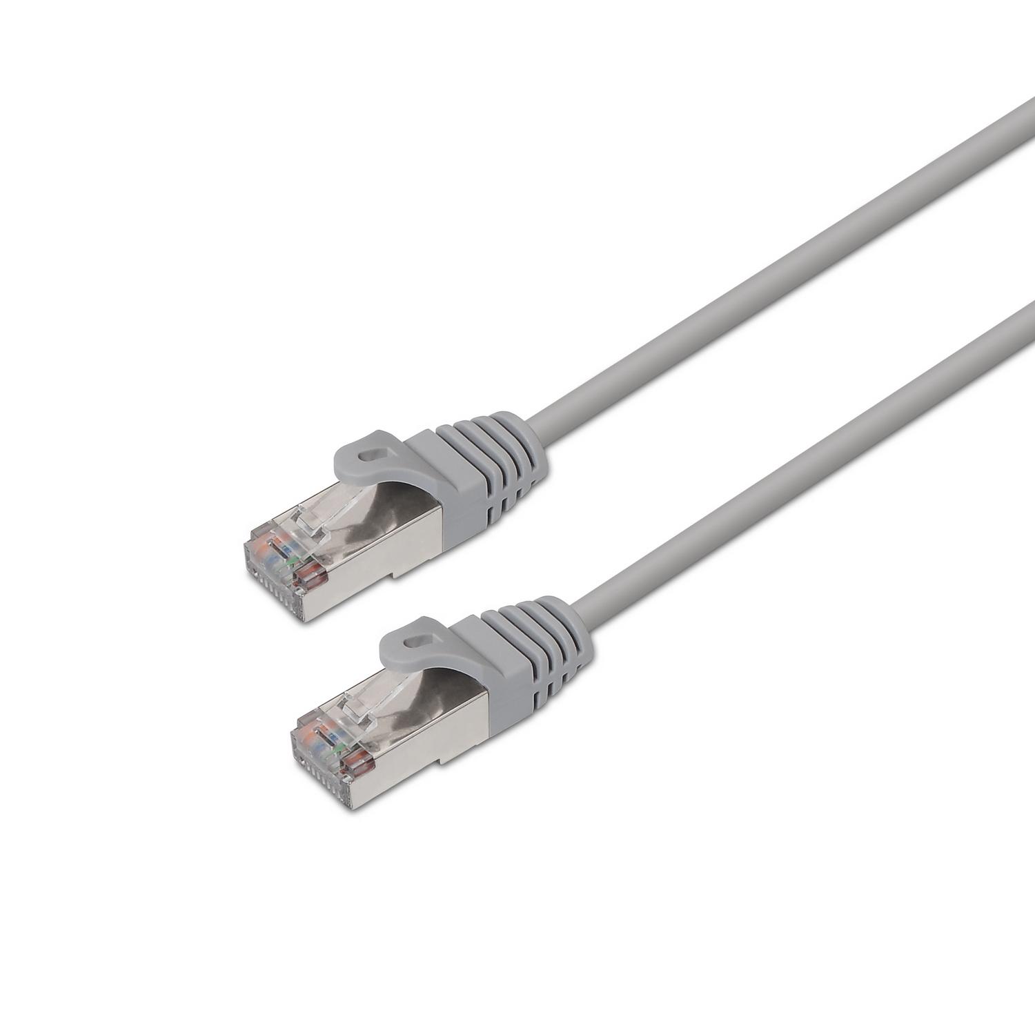 Cabo de Rede RJ45 Cat6 F/UTP Cinzento (15 mts) - AISENS