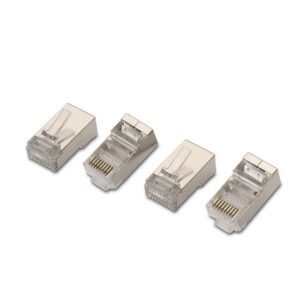Conector RJ45 Cat5e FTP 10 Peças (Aço Inoxidável) - AISENS
