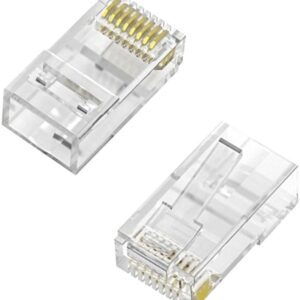 Pack 50x Fichas RJ45 8 Fios CAT.6 AWG24 - AISENS