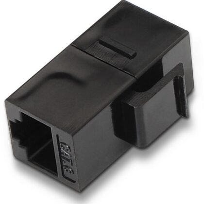 Módulo Keystone RJ45 Fêmea-Fêmea (Preto) - AISENS
