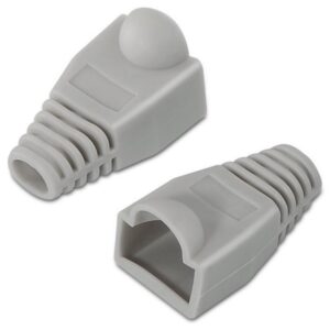 Pack 10x Capa p/ Ficha de Rede RJ45 (Cinzento) - AISENS