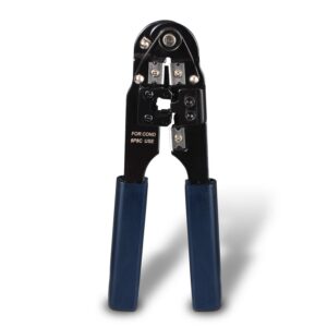 Alicate de Cravar Fichas RJ45 c/ Descarnador - AISENS