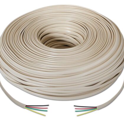 Bobine de Cabo de Rede RJ11 Bege (100 mts) - AISENS