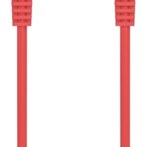 Cabo de Rede RJ45 Cat6a UTP AWG24 Vermelho (50cm) - AISENS