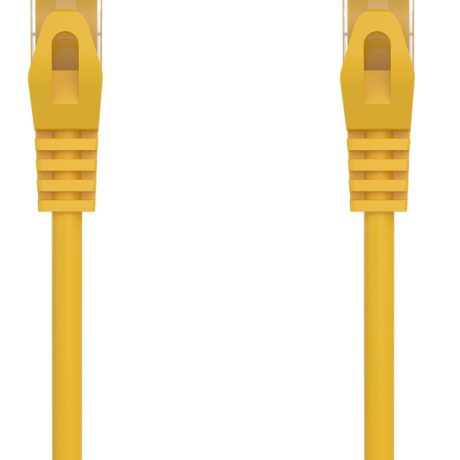 Cabo de Rede Cat6a U/UTP (UTP) Amarelo (50 cm) - AISENS