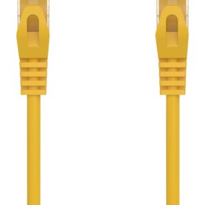 Cabo de Rede RJ45 Cat6a U/UTP (UTP) Amarelo (1,5 metros) - AISENS