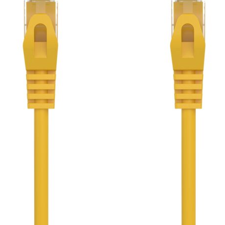 Cabo de Rede Cat6a U/UTP (UTP) Amarelo (2 metros) - AISENS