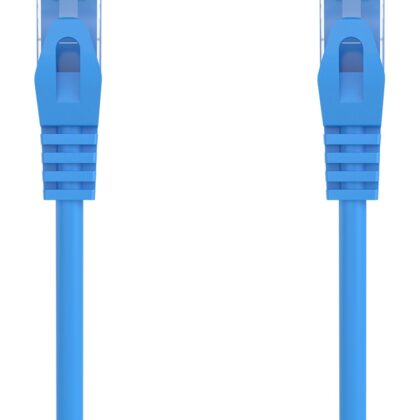 Cabo de Rede RJ45 Cat6a U/UTP Azul (0.25m) - AISENS