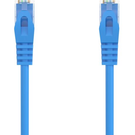 Cabo de Rede RJ45 Cat6a U/UTP (UTP) Azul (30 cm) - AISENS