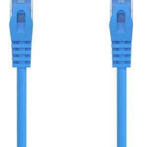 Cabo de Rede RJ45 Cat6a U/UTP (UTP) Azul (1.5 metros) - AISENS