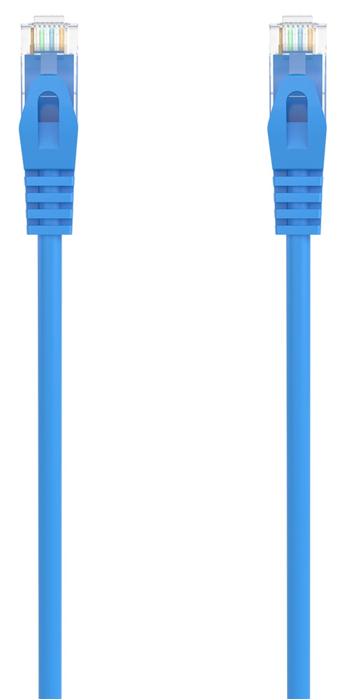 Cabo de Rede RJ45 Cat6a U/UTP (UTP) Azul (2 metros) - AISENS