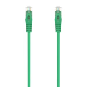 Cabo de Rede RJ45 Cat6a U/UTP (UTP) Verde (25 cm) - AISENS