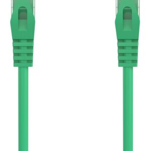 Cabo de Rede RJ45 Cat6a U/UTP (UTP) Verde (30 cm) - AISENS