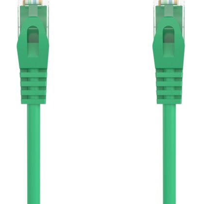 Cabo de Rede RJ45 Cat6a U/UTP Verde (1.5 metros) - AISENS