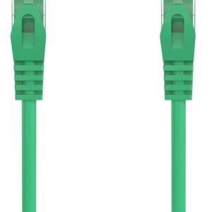 Cabo de Rede RJ45 Cat6a U/UTP Verde (3 metros) - AISENS