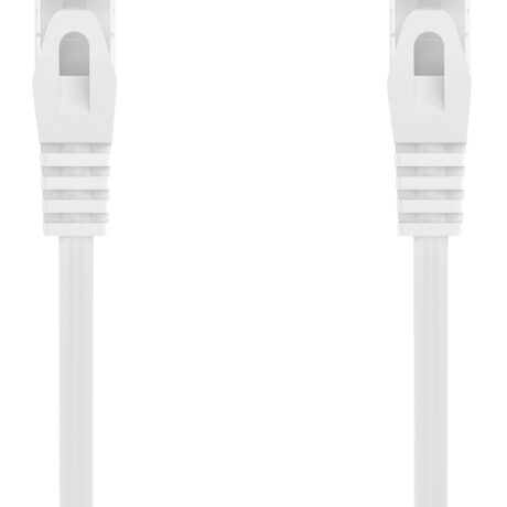Cabo de Rede RJ45 Cat6a U/UTP (UTP) Branco (25 cm) - AISENS