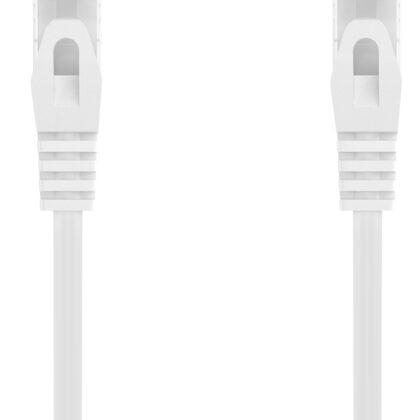Cabo de Rede RJ45 Cat6a U/UTP (UTP) Branco (30 cm) - AISENS