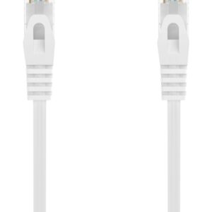 Cabo de Rede RJ45 Cat6a U/UTP (UTP) Branco (50 cm) - AISENS