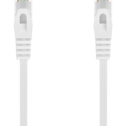 Cabo de Rede RJ45 Cat6a U/UTP (UTP) Branco (50 cm) - AISENS