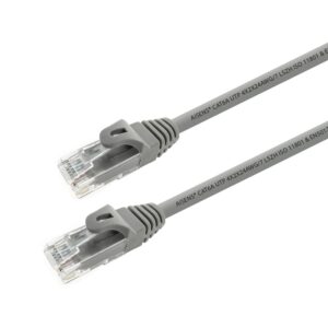 Cabo de Rede RJ45 Cat6a U/UTP Cinzento (5 mts) - AISENS