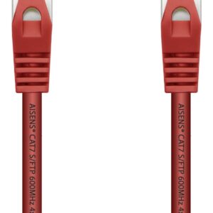 Cabo de Rede RJ45 Cat7 S/FTP Vermelho (2 metros) - AISENS