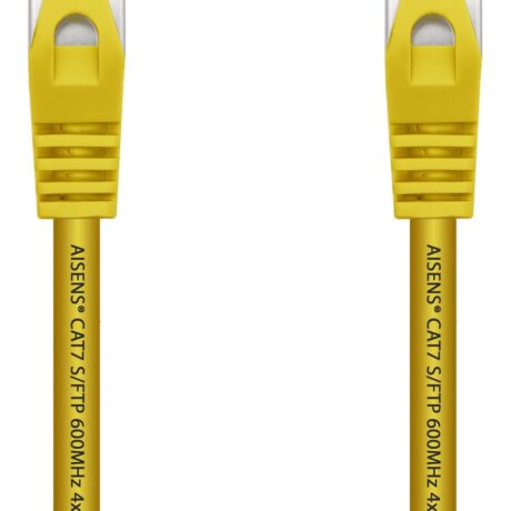 Cabo de Rede RJ45 Cat7 S/FTP Amarelo (2 mts) - AISENS