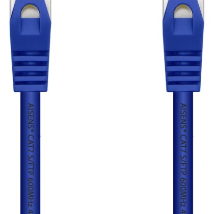 Cabo de Rede RJ45 Cat7 S/FTP Azul (25cm) - AISENS