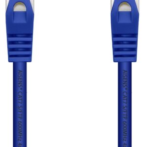 Cabo de Rede RJ45 Cat7 S/FTP Azul (50cm) - AISENS