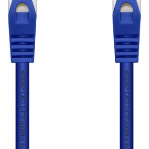 Cabo de Rede RJ45 Cat7 S/FTP Azul (1 metro) - AISENS