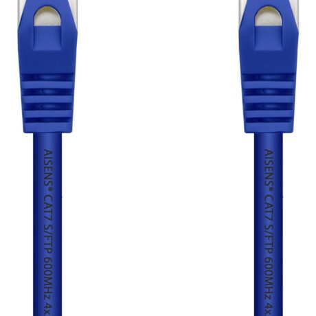 Cabo de Rede RJ45 Cat7 S/FTP Azul (1 metro) - AISENS