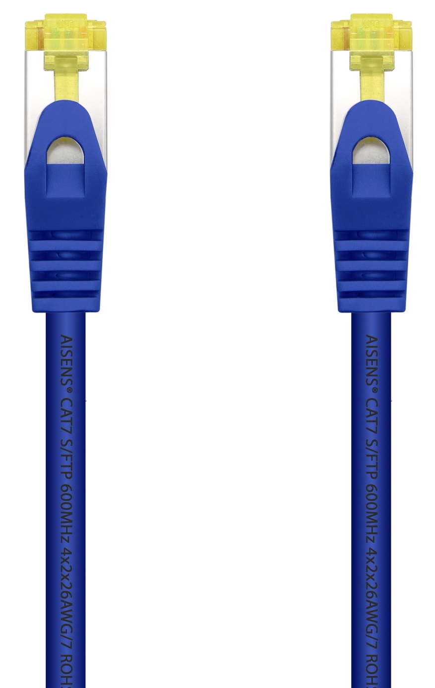 Cabo de Rede RJ45 Cat7 S/FTP Azul (2 mts) - AISENS